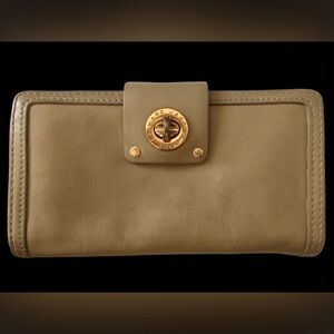 Marc Jacobs Tan Leather Wallet